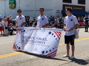 Read more about the article Parade Banner for Midwin, Vogel & Nathanson