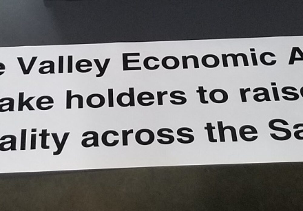 Mission Statement Wall Graphics for The Valley Economic Alliance