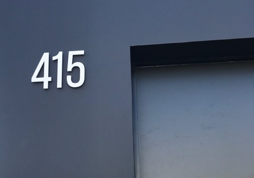 Address Lettering for Dolls Kill in West Hollywood