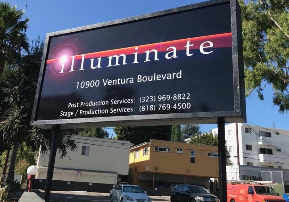 Street Corner Light Box Insert for Illuminate Hollywood in Studio City