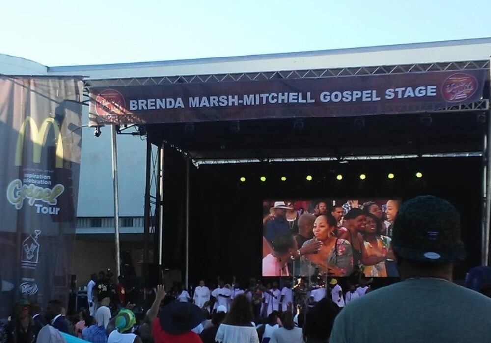 Stage Banners at the 2018 Taste of Soul