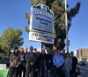 Read more about the article Ribbon Cutting for Tarzana Neighborhood Council Municipal Sign