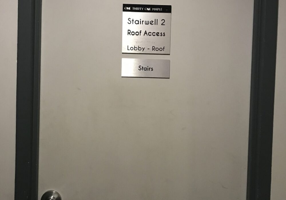 Interior Signs at 131 Maple for Pacific Reach Properties in Beverly Hills