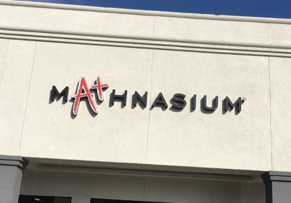 Channel Lettering Set for Mathnasium in Lakewood