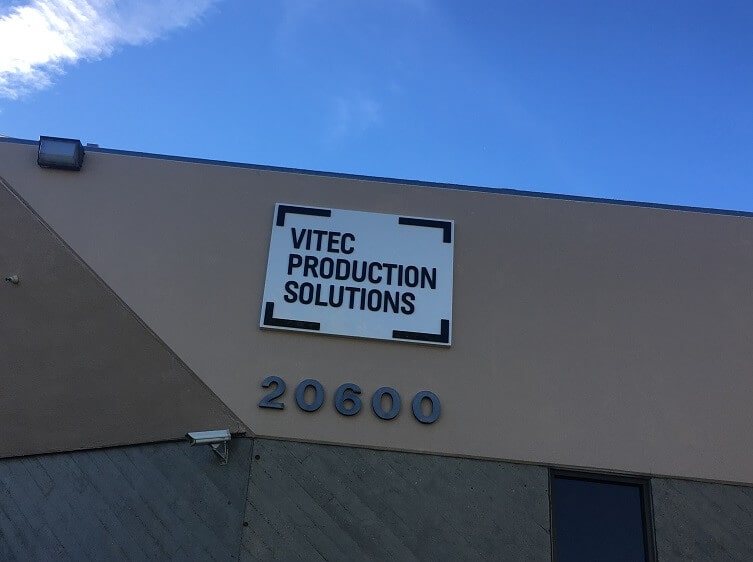 You are currently viewing Building Sign for Vitec in Chatsworth