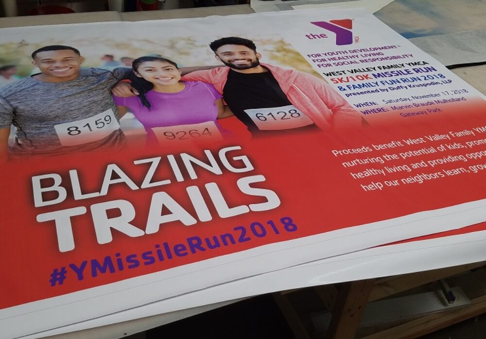 Digitally Printed Banners for the West Valley YMCA in Reseda