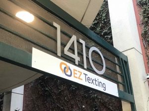 Read more about the article EZ Texting Metal Sign for Callfire in Santa Monica