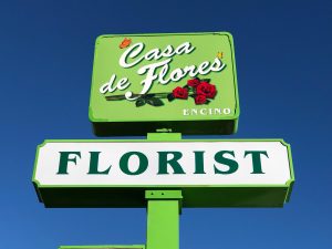 Read more about the article Sign Installation Day for Casa de Flores in Encino