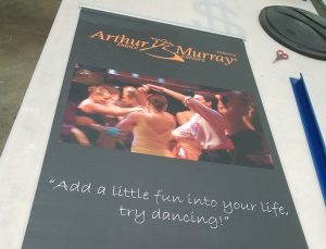 Read more about the article Pop-Up Banner for Arthur Murray Dance Studio in Santa Clarita