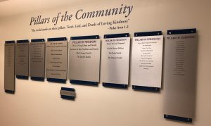 Read more about the article Donor Wall Plaques and Vinyl Graphics for Temple Judea in Tarzana