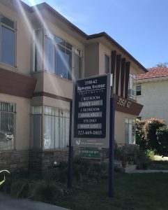 Read more about the article Rowena Avenue Apartment Sign for The Jacobson Company in Los Angeles