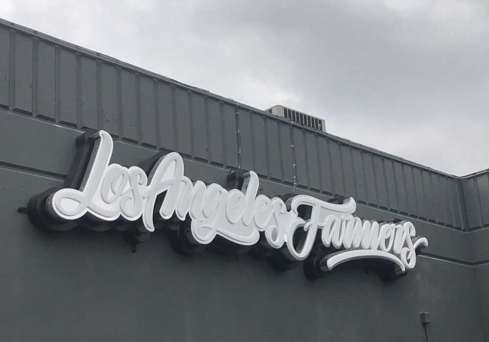Los Angeles Farmers Storefront Channel Lettering Set