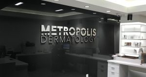 Read more about the article Clinic Lobby Sign for Metropolis Dermatology in Downtown Los Angeles