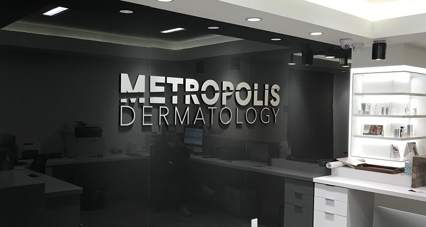 You are currently viewing Clinic Lobby Sign for Metropolis Dermatology in Downtown Los Angeles