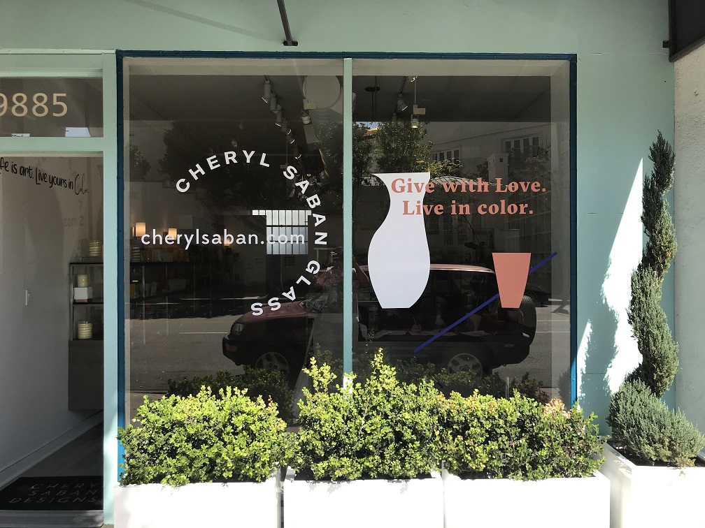 You are currently viewing Vinyl Window Graphics for Cheryl Saban in Beverly Hills