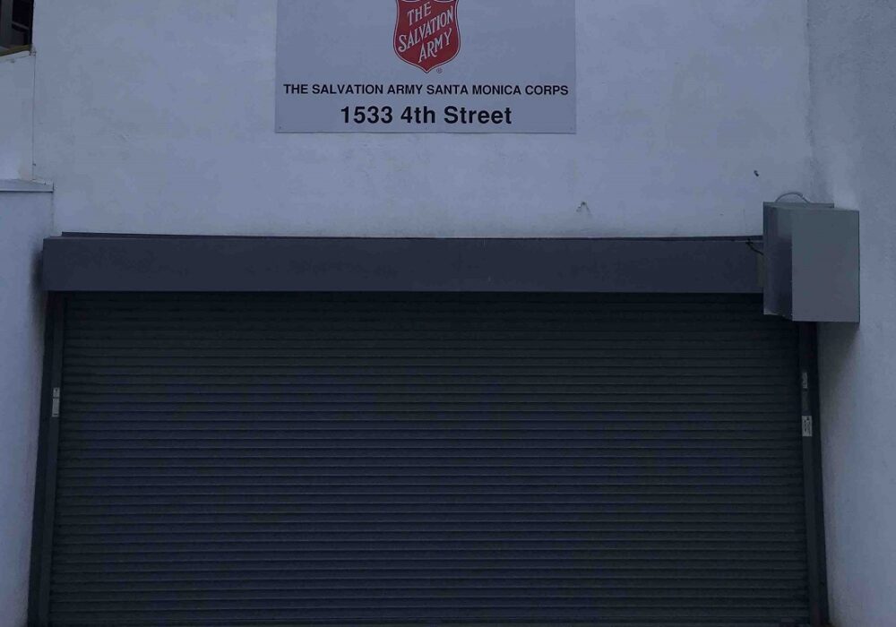 Parking Lot Signage for Salvation Army Santa Monica Corps