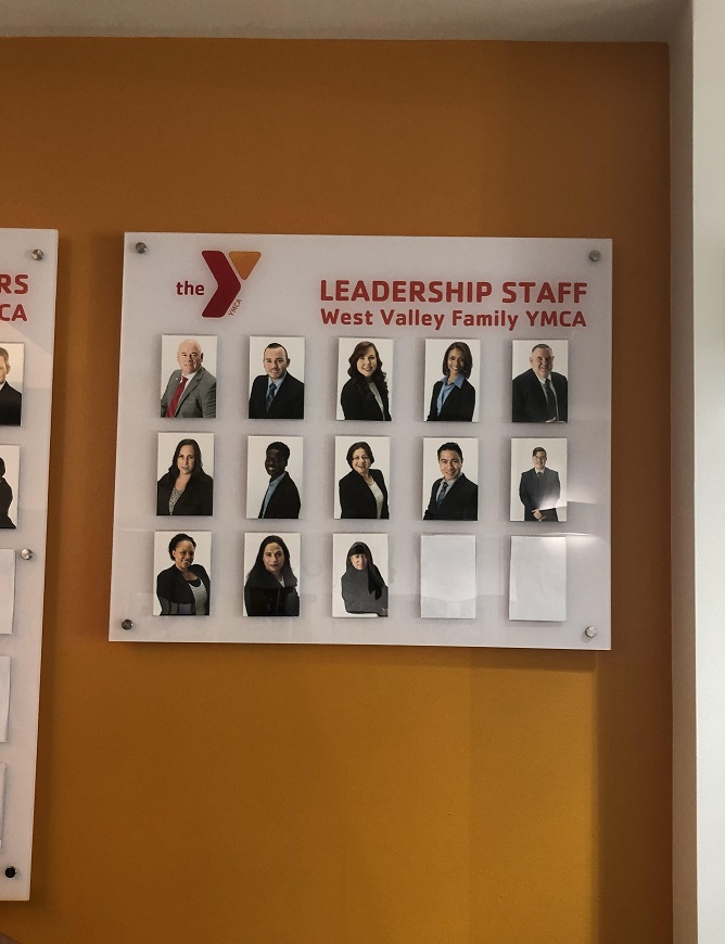 You are currently viewing Acrylic Panel Photo Holder for West Valley YMCA