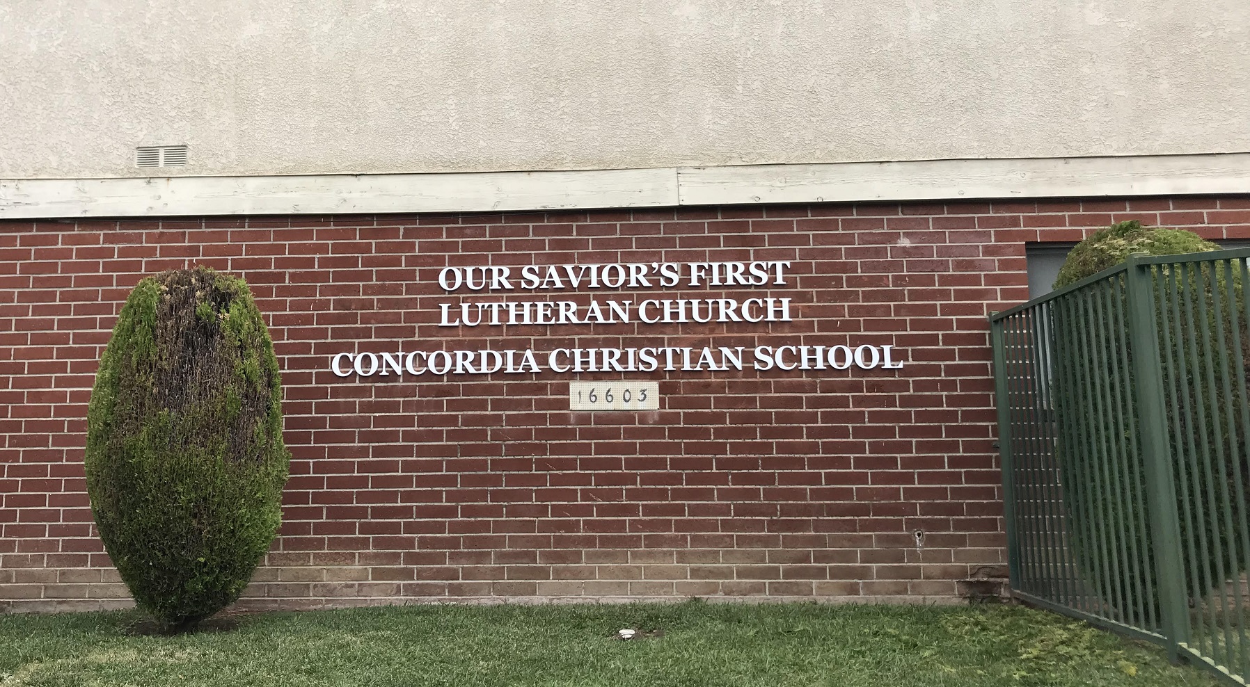 You are currently viewing Building Lettering for Concordia Christian School in Granada Hills