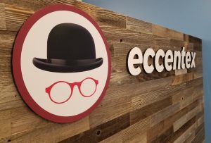 Read more about the article Lobby Sign for Eccentex in Culver City
