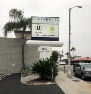 Read more about the article Sign Face Replacements for Uniworld in Encino
