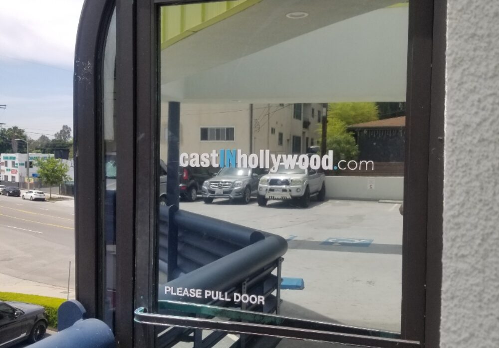 Door Graphics for Cast In Hollywood in Studio City