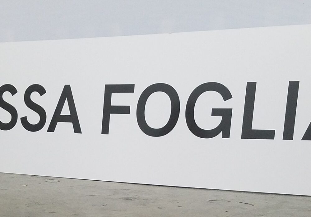 Metal Sign for Teressa Foglia