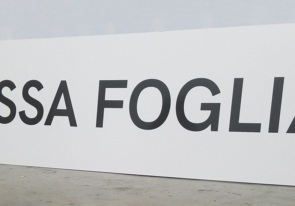 Metal Sign for Teressa Foglia