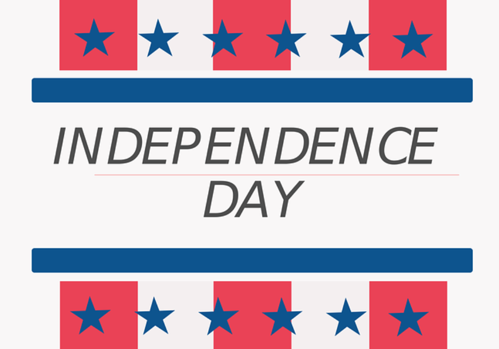 Commemorate Independence Day with Celebration Signage