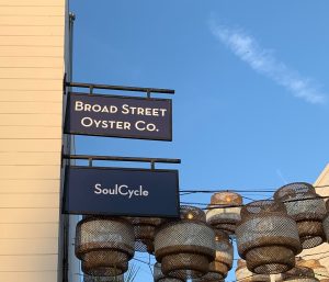 Read more about the article Wooden Blade Sign for Broad Street Oyster Company in Malibu