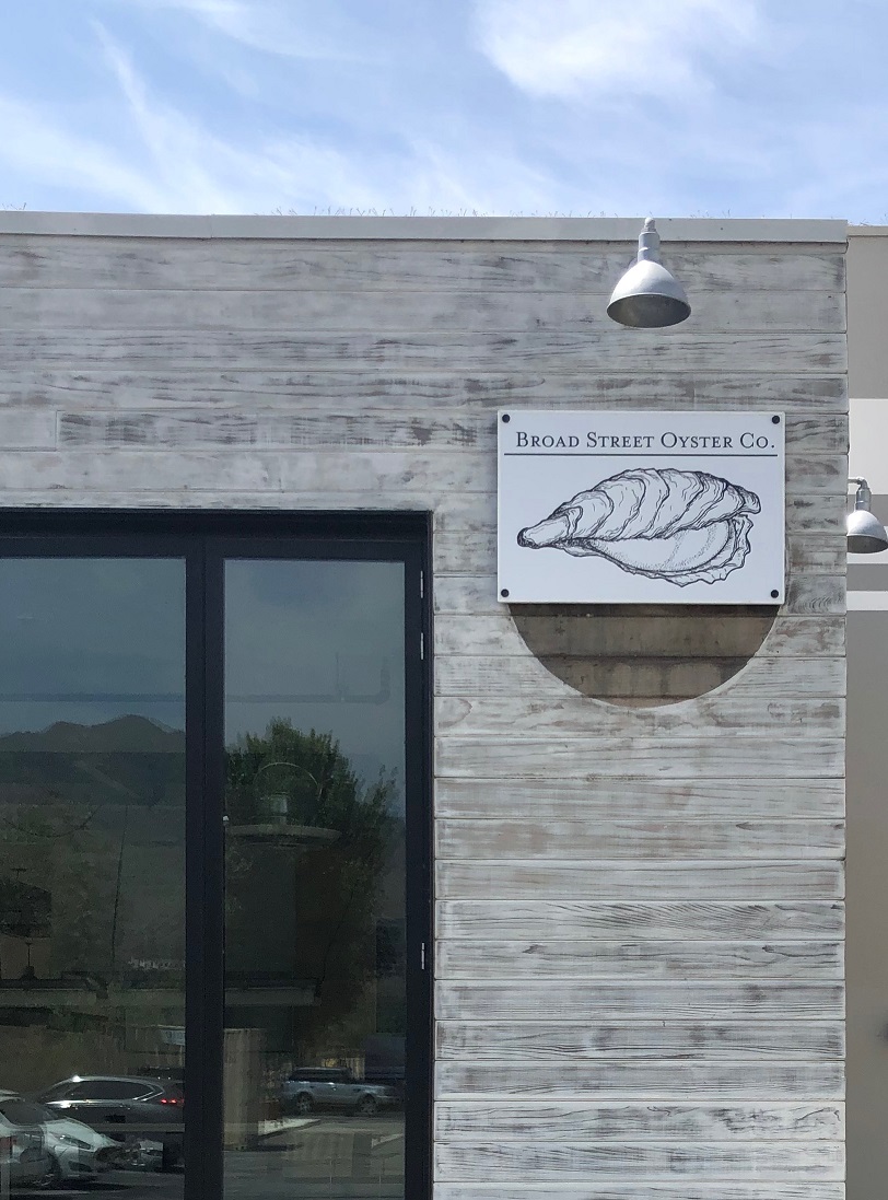 You are currently viewing Side of Building Sign for Broad Street Oyster in Malibu