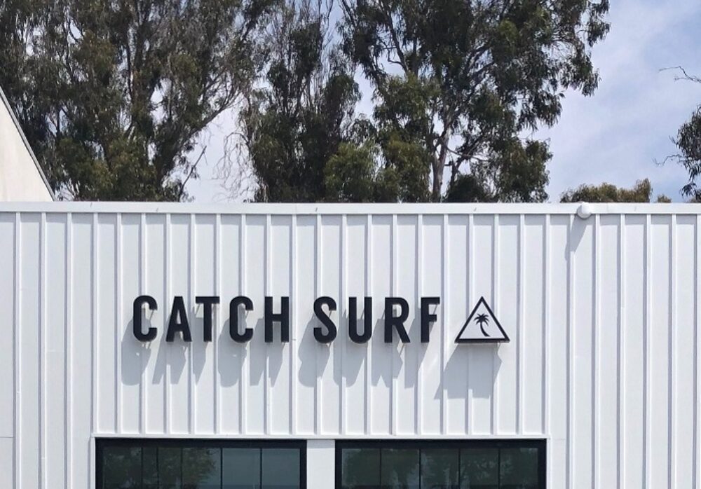 Halo Letters for Catch Surf in Malibu
