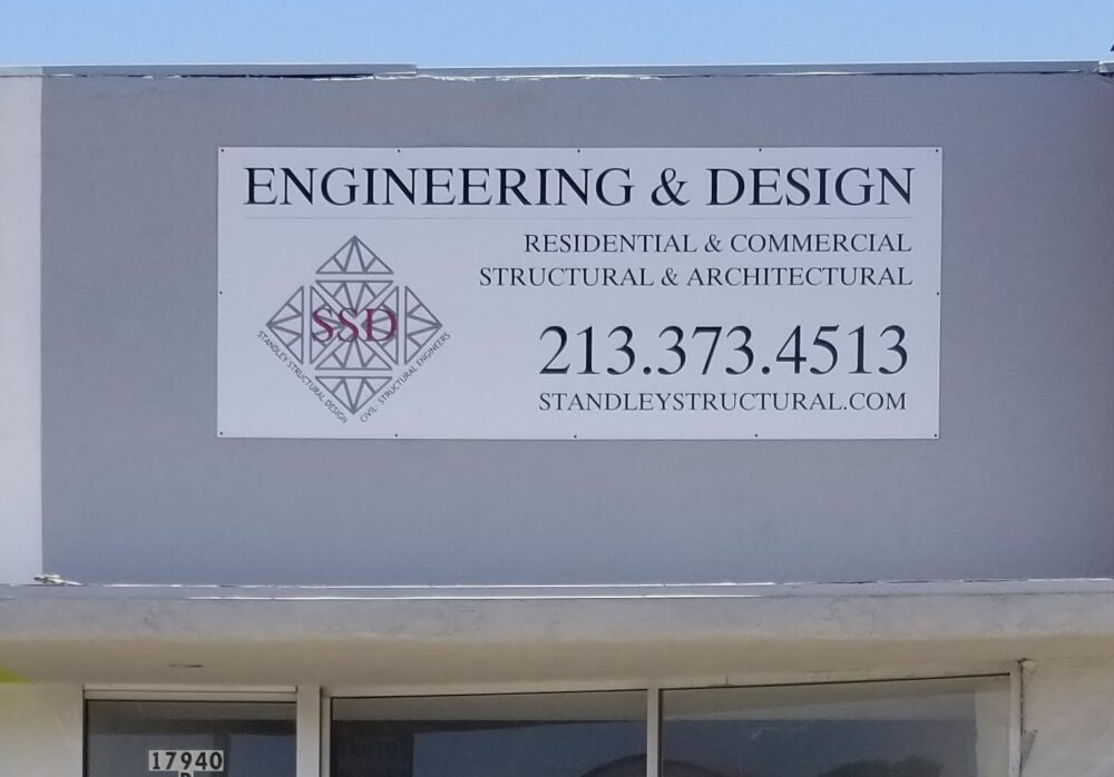 Metal Building Sign for Standley in Encino