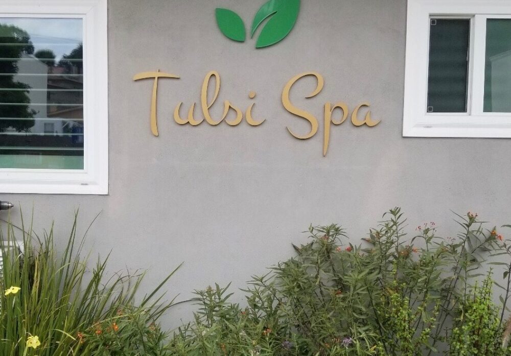 Outdoor Signs for Tulsi Spa in Studio City