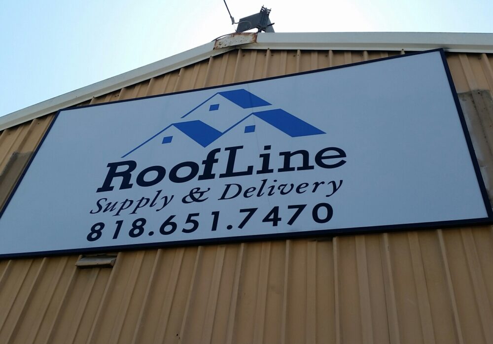 Giant Building Sign for Roofline in Sun Valley