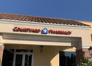 Read more about the article Channel Letters for Courtyard Pharmacy in Calabasas