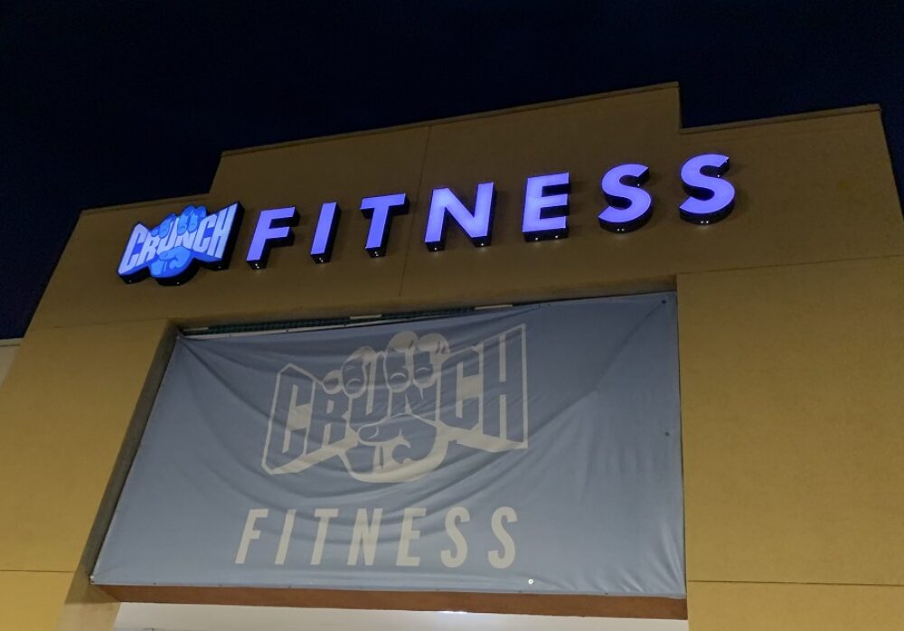 Channel Letters Repair for Crunch Fitness in Northridge