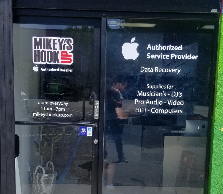You are currently viewing Storefront Window Graphics for Mikey’s Hook Up in Glendale