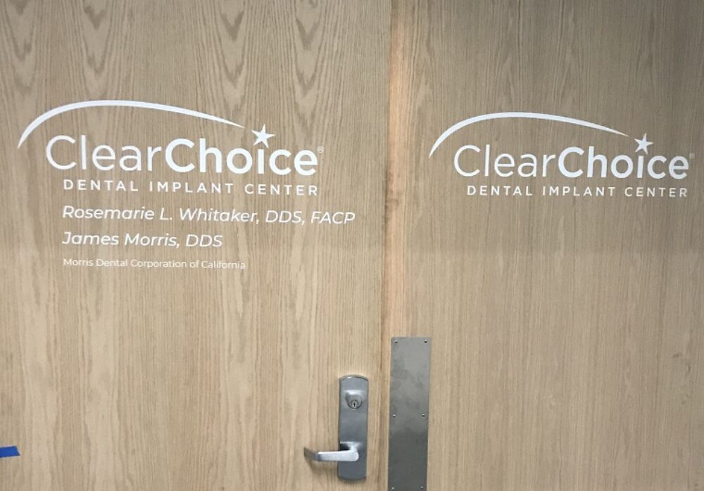 Window and Wall Graphics for ClearChoice in Encino