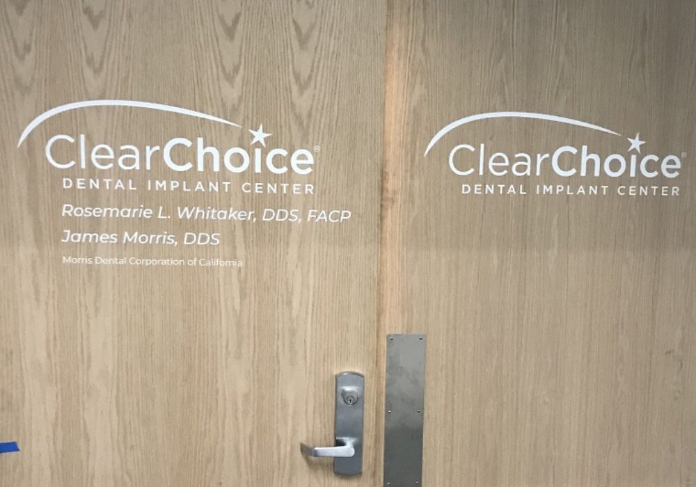 Window and Wall Graphics for ClearChoice in Encino