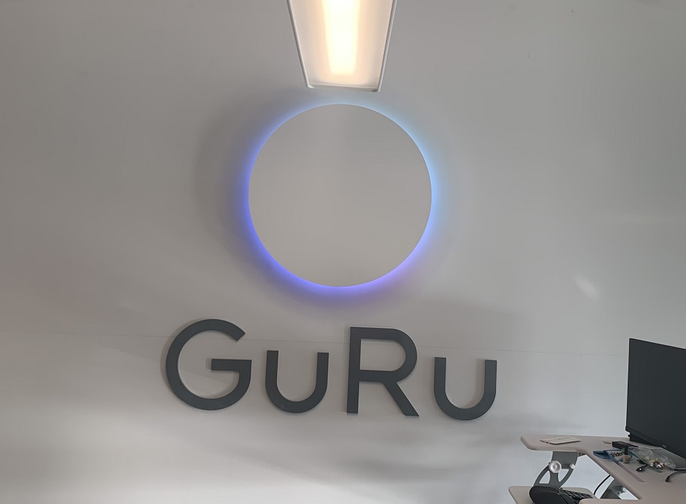 You are currently viewing Illuminated Lobby Sign for Guru in Pasadena