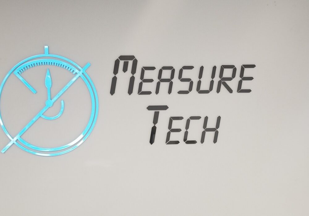Office Lobby Sign for Measure Tech in Chatsworth