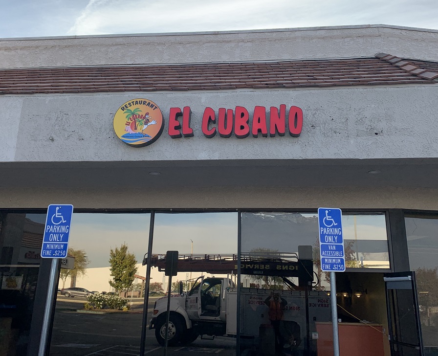 You are currently viewing Restaurant Channel Letters for El Cubano in Valencia