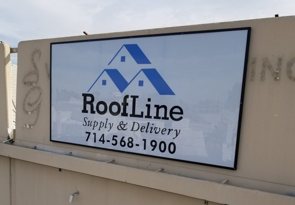 Custom Building Sign for Roofline in Santa Ana