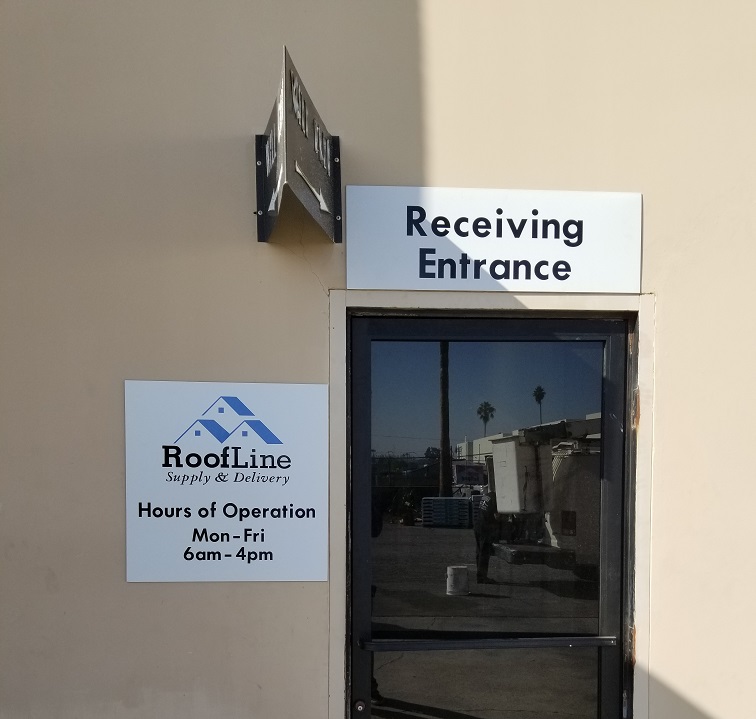 business hours signs, Business Sign, Front Door Sign, Business Hours Signage, Custom Metal Sign, Wayfinding Signage Orange County, Orange County Sign Company, Premium Sign Solutions Los Angeles, Los Angeles Sign Company, Sign Makers Santa Ana, Roofline Supply Exterior Sign Orange County