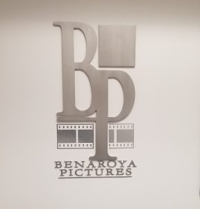 Read more about the article Company Lobby Sign for Benaroya Pictures in Beverly Hills