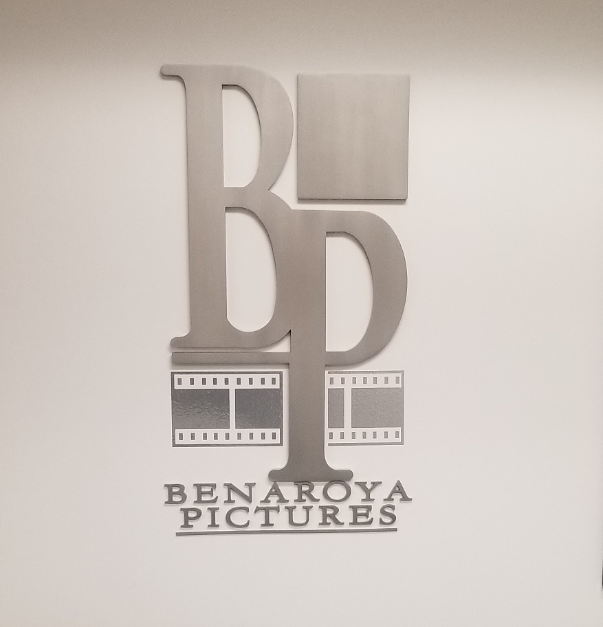 You are currently viewing Company Lobby Sign for Benaroya Pictures in Beverly Hills