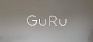 Read more about the article Laser-Cut Acrylic Lobby Sign for Guru in Pasadena