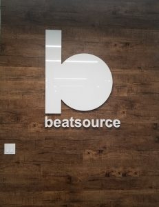 Read more about the article Business Lobby Sign for Beatsource in Los Angeles