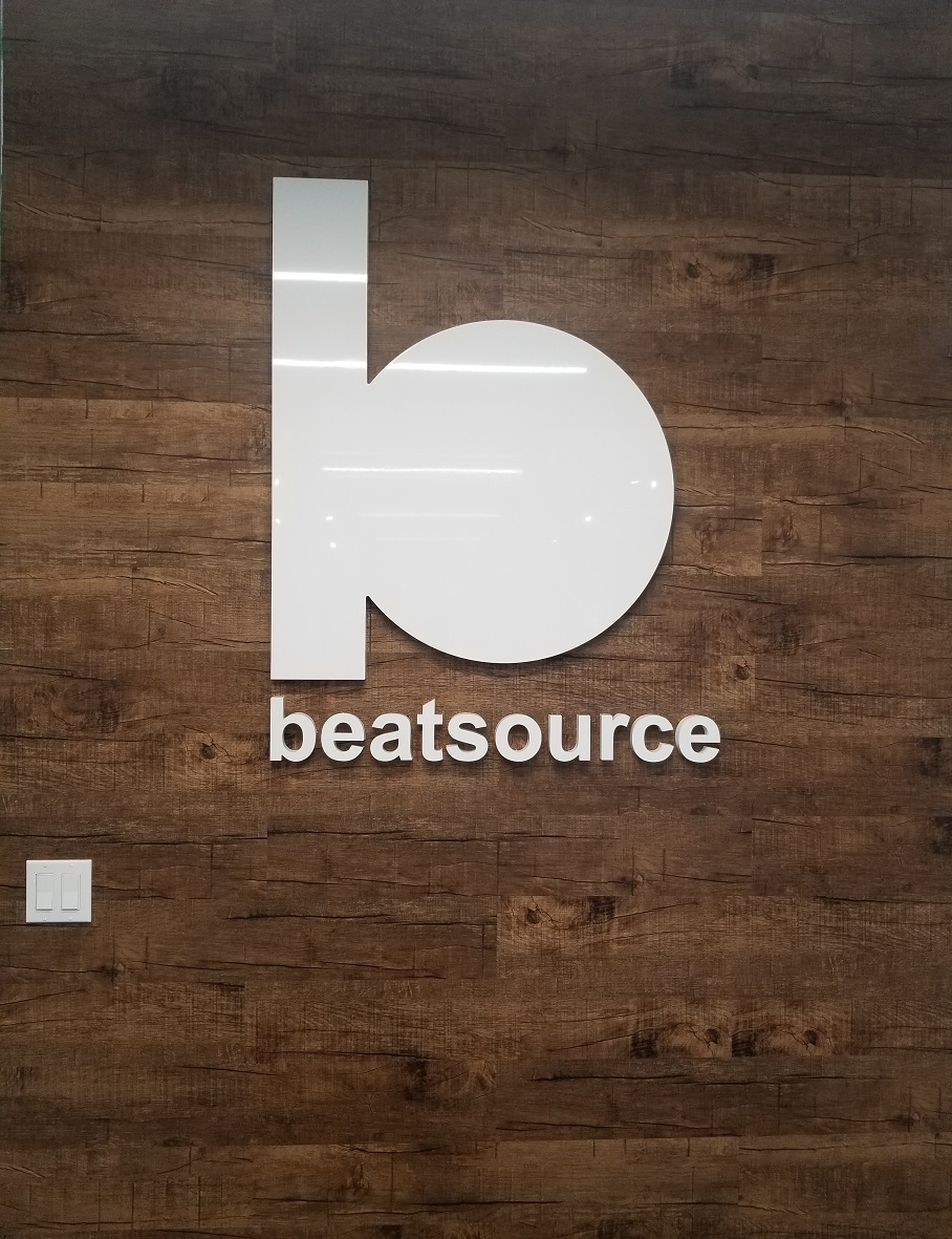 You are currently viewing Business Lobby Sign for Beatsource in Los Angeles