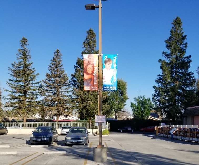 You are currently viewing Advertisement Pole Banners for YMCA in Reseda